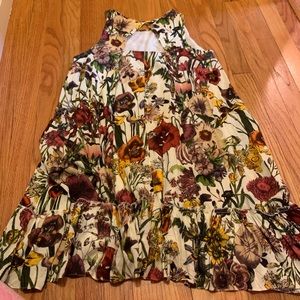 Entro Tiered ruffle dress size large